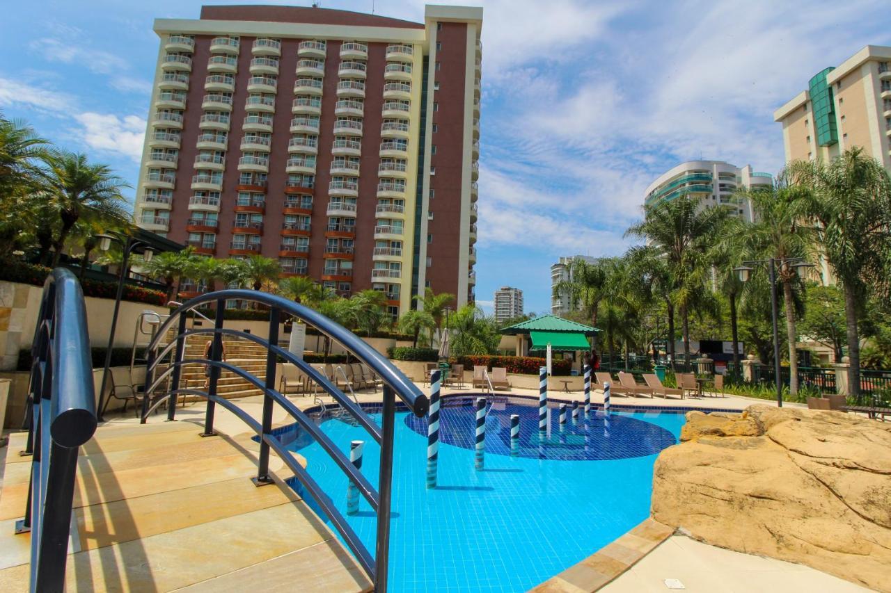 Barra Da Tijuca - 9 - Flat Premium Com Cozinha, Fogao Cooktop, Geladeira Grande, Smart Tv Grande, Lindo E Muitissimo Confortavel, Balsa Para A Praia Gratis E Estacionamento Gratuito Рио де Жанейро Екстериор снимка